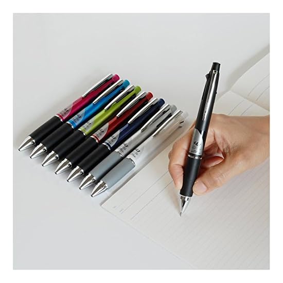 Mitsubishi Pencil Multi-function Pen JETSTREAM 4&1 0.7 Silver Easy to Write MSXE510007.26