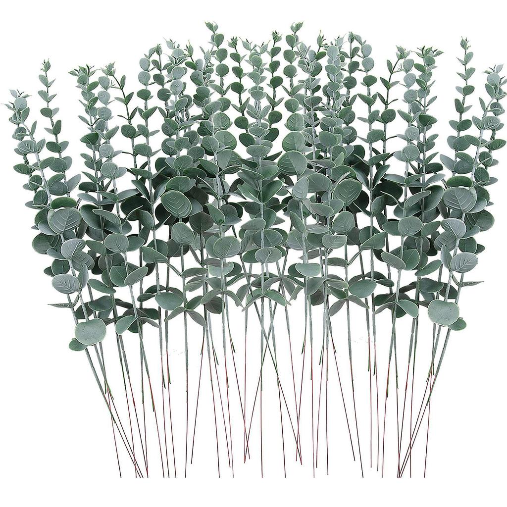 38cm Artificial Eucalyptus Leaves for Flower Arrangement and Home Decoration.
