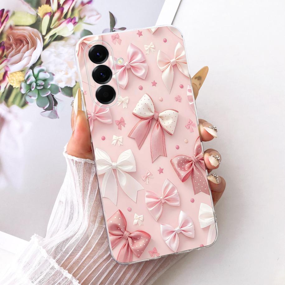 Case For Samsung Galaxy A37 5G Cover SM-A376B Popular Flower Soft Slim Silicone Cover For Samsung A57 A17 2025 A576B A176B Funda