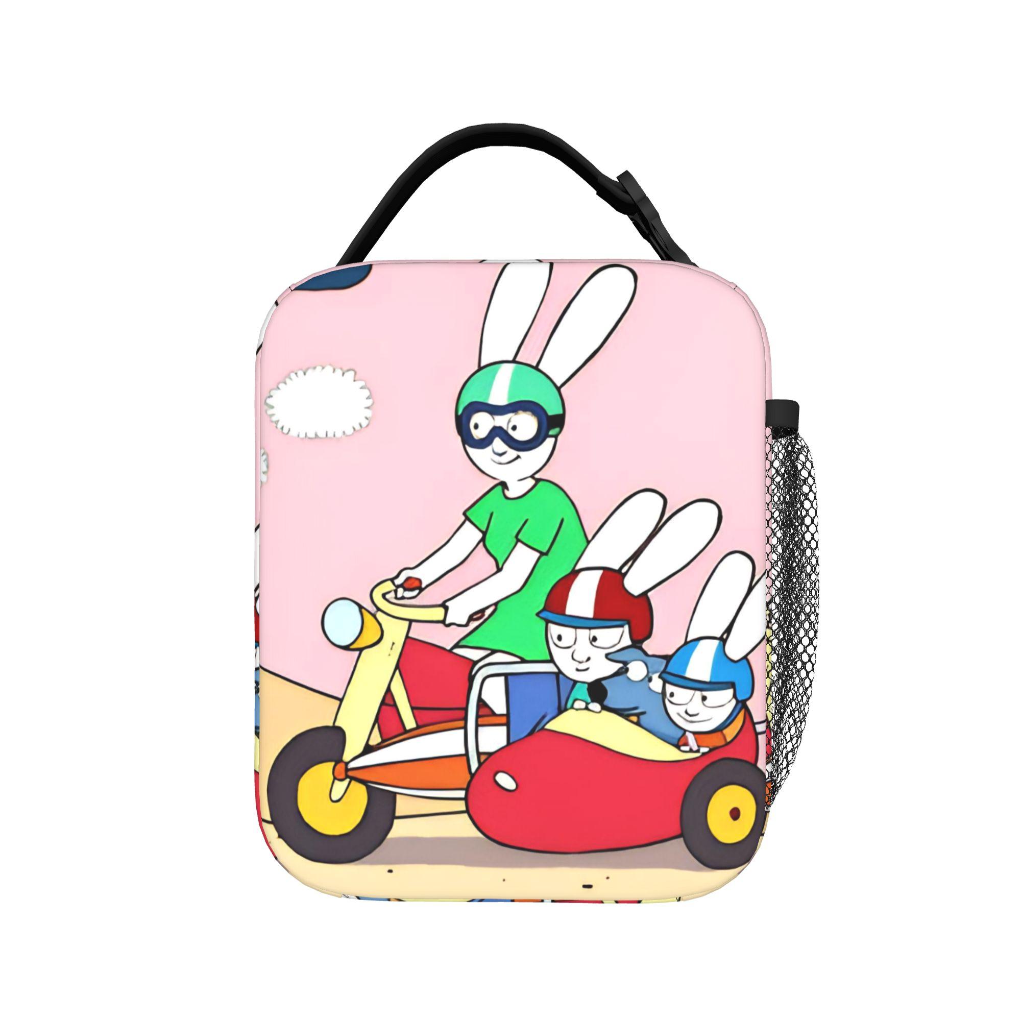Simons Super Konijn Geïsoleerde Lunchtas Groot Graag gedaan!  Herbruikbare Thermische Tas Tote Lunchbox School Reizen Voedseltas One Size