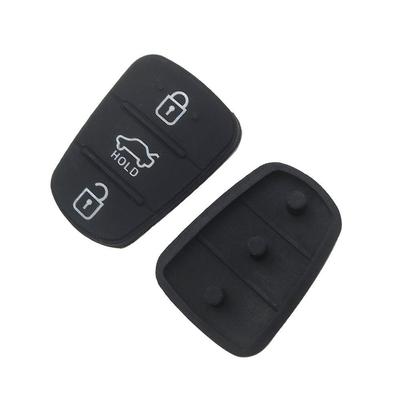 3 Button Flip Remote Key Fob Case Rubber Pad For Hyundai I10 I20 I30 IX35 for Kia K2 K5 Rio Sportage