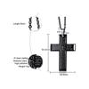 Classic Men Cross Pendant Necklace For Male Stainless Steel Necklace Statement Cruz Jewelry 24" Link Chain