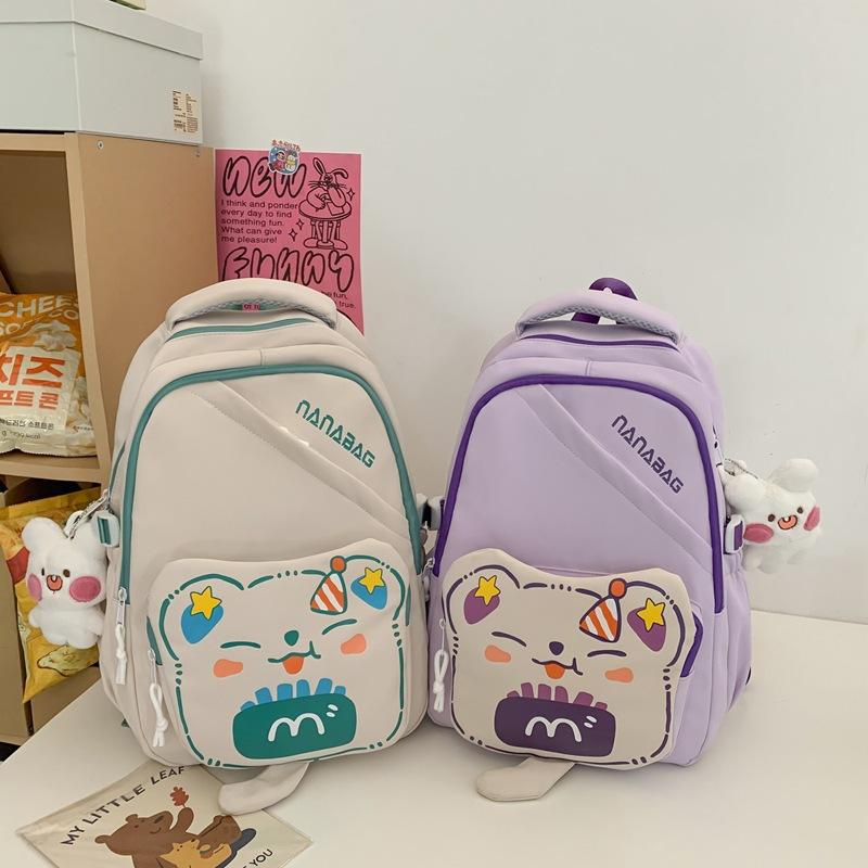 Schoolbag Cute Cartoon Student School Bag Female Japanese ins Small Fresh College Fengsen Junior High School Large Capacity Backpack