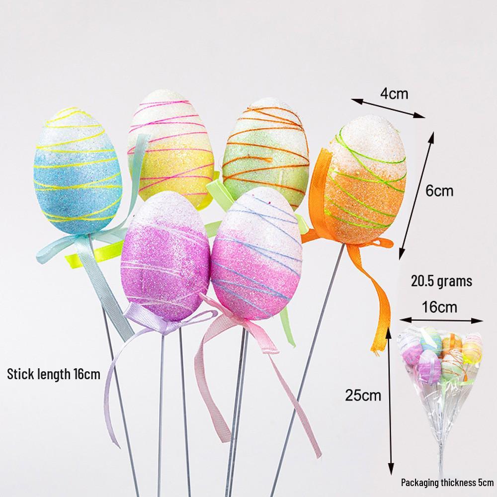 W magazynie: Kolorowe Piankowe Jajka Wielkanocne 3x4cm do Świątecznej Dekoracji