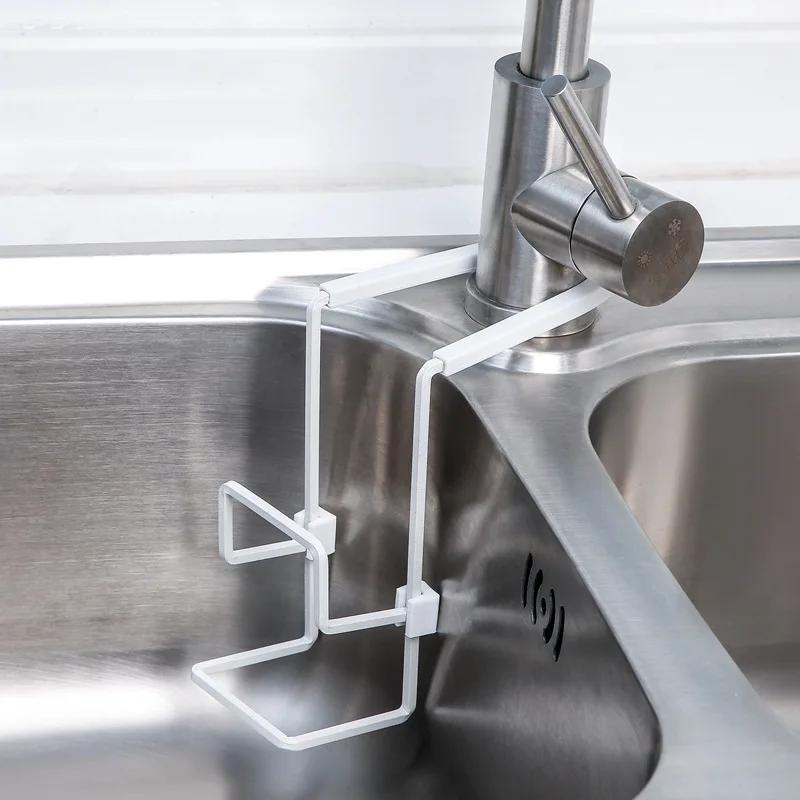The Sink Sponge Rack Is Used To Hang Kitchen Faucet Racks, Shower Trays, Painted Iron, and Double-layer Sponge Drainage Racks