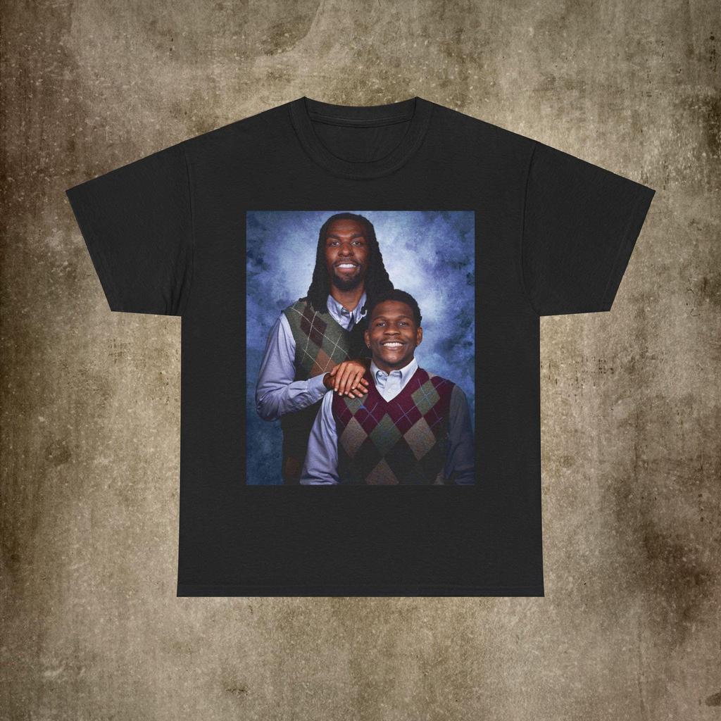 Anthony Edwards Naz Reid Step Brothers Minnesota T-Shirt Step Brothers Basketball Shirt Timberwolves Basketball Shirt