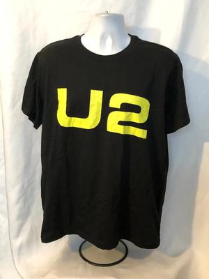 U2-Logo 2018 Tour with Tour Date Backprint XL Black  T-shirt