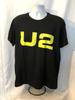 U2-Logo 2018 Tour with Tour Date Backprint XL Black T-shirt
