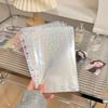 10PCS 1/2/3 Pockets A6 Binder Sleeves Transparent Photo Card Album Refill Inner Page Laser Rainbow Star Inside Page