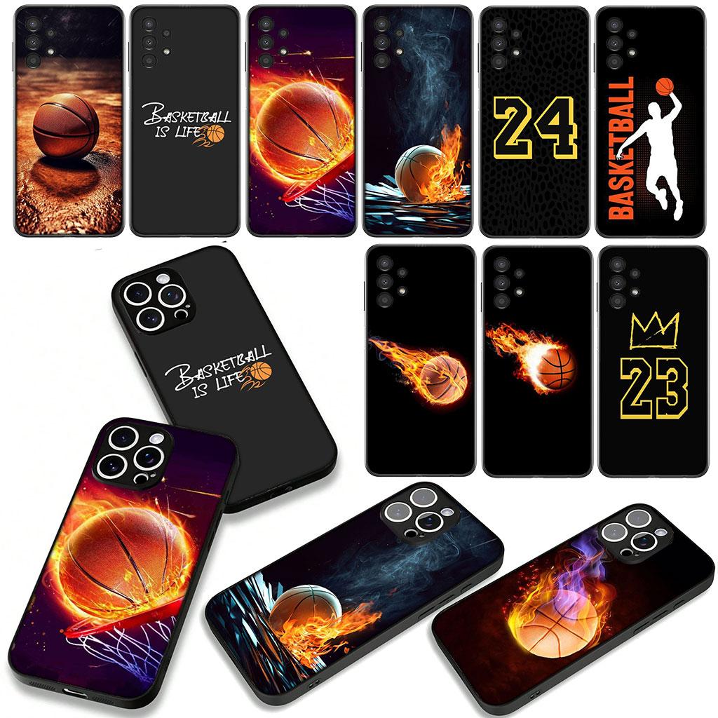Hot Basketball Sports Phone Cover for Samsung Galaxy A36 A17 A26 A07 A35 A54 A53 A13 A33 A34 S8 S9 S20 S21 FE S10 Plus Case