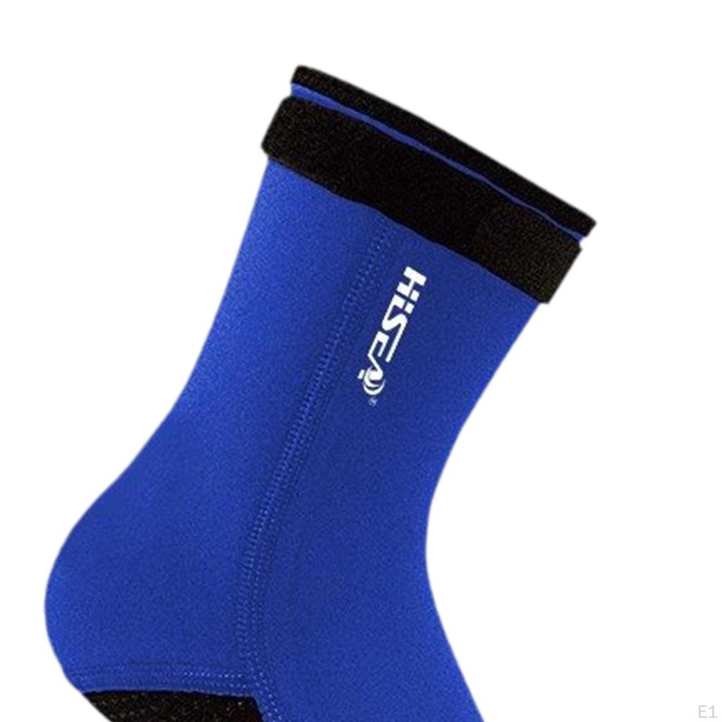 Chaussettes de plongée en néoprène 3 mm Combinaisons pour le surf les sports nautiques la plongée en apnée XS