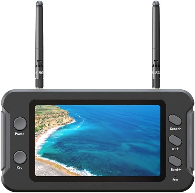 

FPV 5.8G DVR 4.3-дюймовий РК-дисплей Аксесуари для дронів чорний