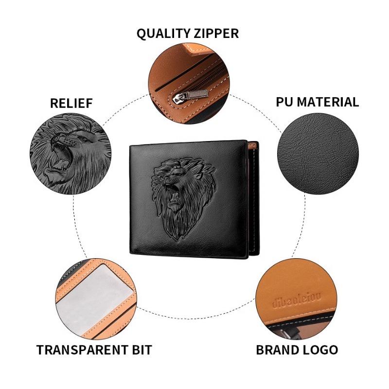 Wallet Men's Short Horizontal Business Tide Wallet Driver's Licence Change Card Bag