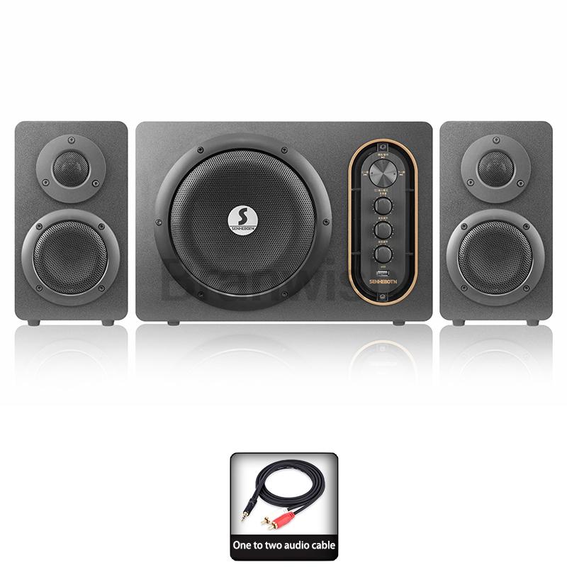 

6,5-дюймовый Bluetooth-динамик 150 Вт, высокая мощность, сабвуфер, 2.1, звуковая коробка, усилитель, домашний кинотеатр, звуковая система для ПК, аудиокомплект