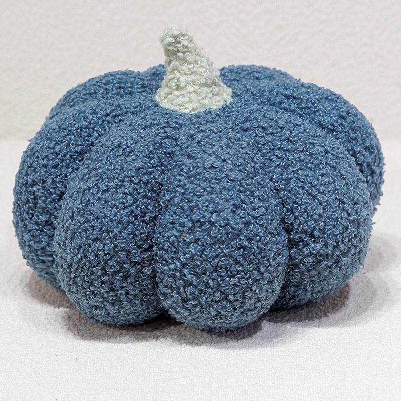 Coussin Peluche Citrouille Halloween Mignon Style Nordique - Ornement Décoratif pour Canapé de Salon
