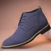 Men's shoes large size high top leather shoes fashion flow casual matte suede boots