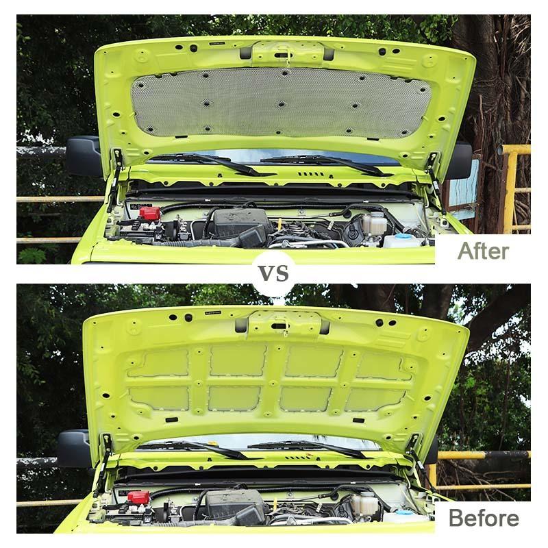 Engine Hood Branch Line Obstacle Protector Deflect Eliminate Rope Hanging Branches Brush Kit For Suzuki Jimny 2019 Up Car Exterior Accessories