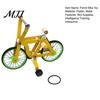 Bird Cage Enrichment Accessory Intelligence Training Bike Toy, Interactive Bicycle Exercise Toy Educational for Lovebird Conures Parakeet Cockatiel