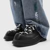 Men's casual leather shoes Designer's personalized style Party or work Outdoor Trendy Streets Thick soled height increasing