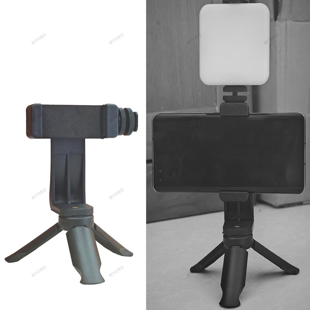 1/4 Mini Tripod, Desktop Stand Compact Tripod Selfie Stick For Mobile Phone Camera Gimbal Handle Stabilizer And Action Cameras