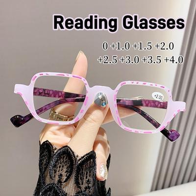 Vintage Reading Glasses Women High-definition Lens Anti-blue Light Presbyopia Eyewear Unisex Far-sighted Plus Degree