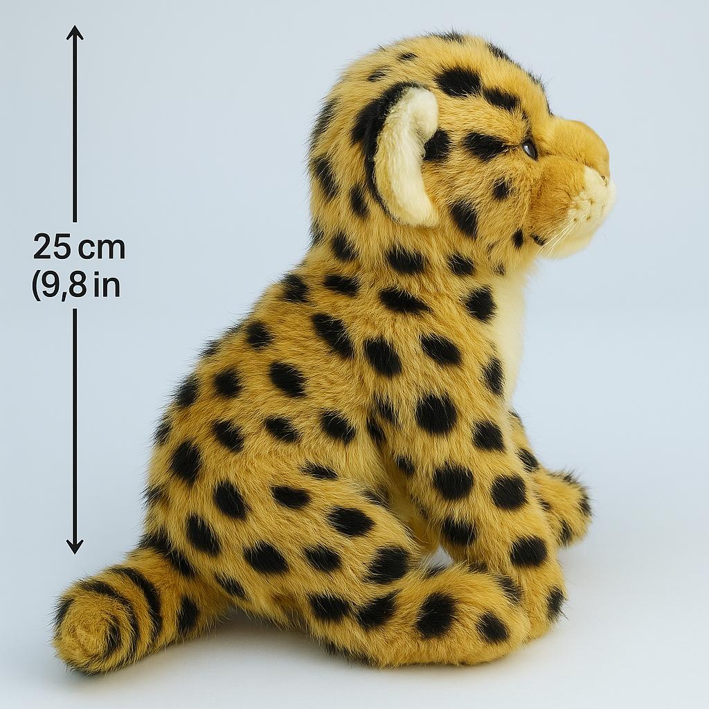 Lifelike Simulation Leopard Plush Toy Soft Hug Doll Children'S Birthday Gift Girl Boy Comfort Toy Home Decor Safety Certified