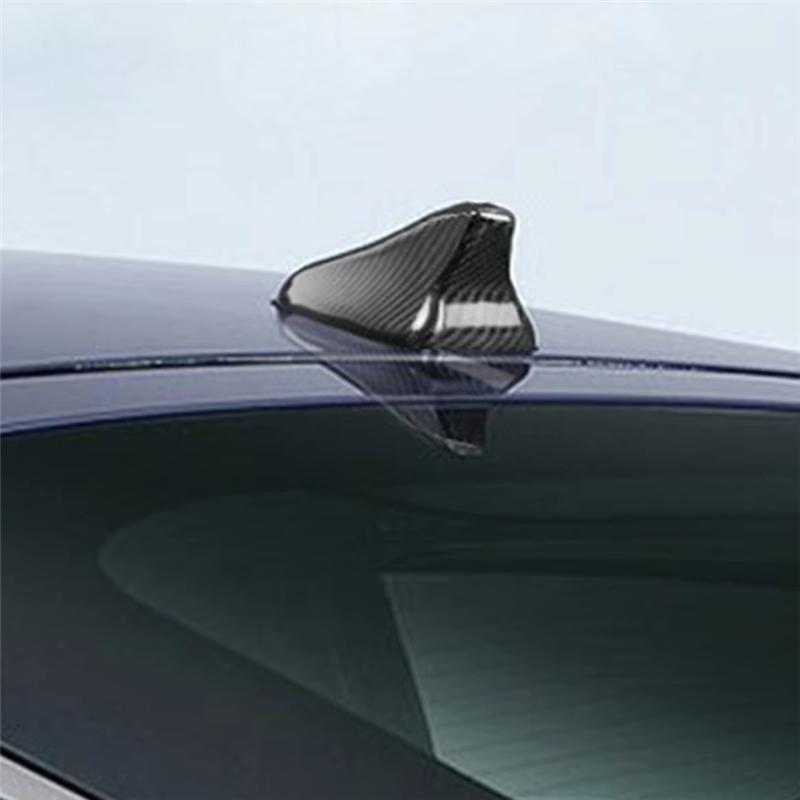 A28G-Car Antenna Cap Cover Real Carbon Fiber Shark Fin Exterior Accessories Modified For Kia Stinger 2018-