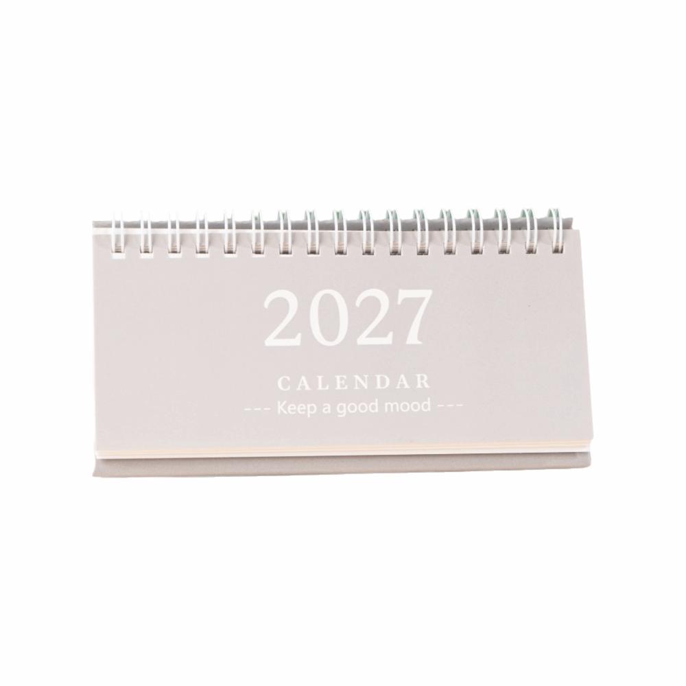 Mini 2027 Desk Calendar Standing Flip Calendar Gifts Standing Calendar Desk Planning