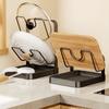 Spatula Pot Lid Holder Space Saving Multifunctional Upright Stand Kitchen Draining Rack Wave Anti-slip Storage Organizer