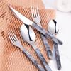 HANYANG Home & Kitchen Dining & Bar Dinnerware Stainless Steel Knife Fork Spoon Set of Cutlery Flatware Sets