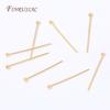 18K Gold Plated Ball Head Pins,Long Stem Beading Pins For Jewelry Making,DIY Craft Jewelry Findings,Earrings Accessories