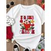 (European Size) Merry Christmas Tee  New Year Holiday Top Festival Casual Tree Style Cute Women Print Lady Short Sleeve Fashion Graphic T-shirts