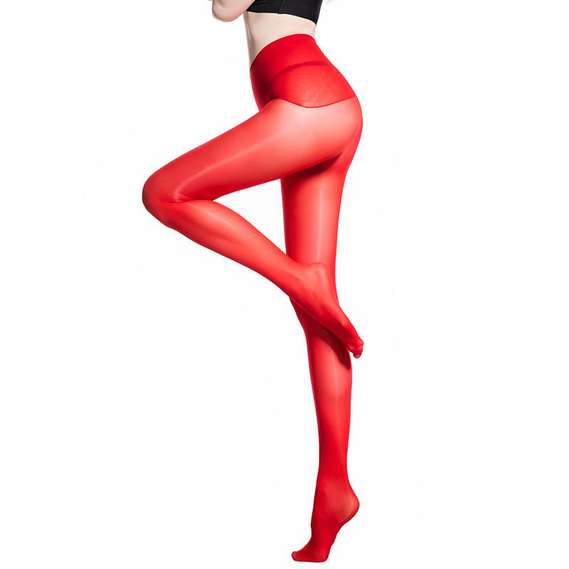 

8D Масло Блестящие Гладкие Колготки из Нейлона с Высокой Посадкой Прозрачные Чулки Женские Сексуальные Клубный Стиль 360 Бесшовное Белье Эластичные Колготки One Size