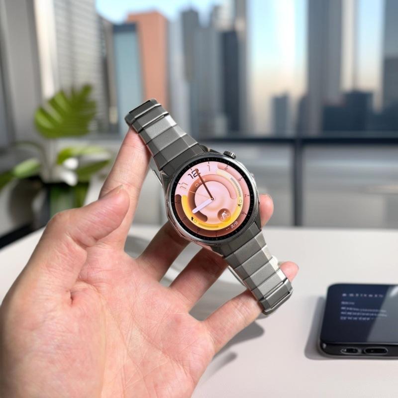 Oryginalny Metalowy Pasek Tytanowy Bez Szpar Dla Huawei Watch GT6 Pro 46mm Luksusowa Bransoleta Dla Huawei Watch GT 6 46mm Specjalistyczny Pasek Zegarkowy Z Szybkim Zapięciem