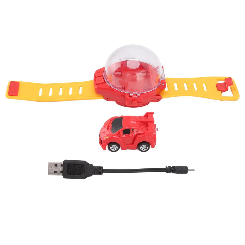 Hodinky Dálkové ovládání Auto Nabíjení USB Mini Bezdrátové dálkové ovládání Závodní auto Dětské hračky s autíčky