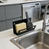 Kitchen Sink Sponge Holder Suction Scrubber Organizer Quick Cup Sponge Drying Open Sponge Caddy for Kitchen