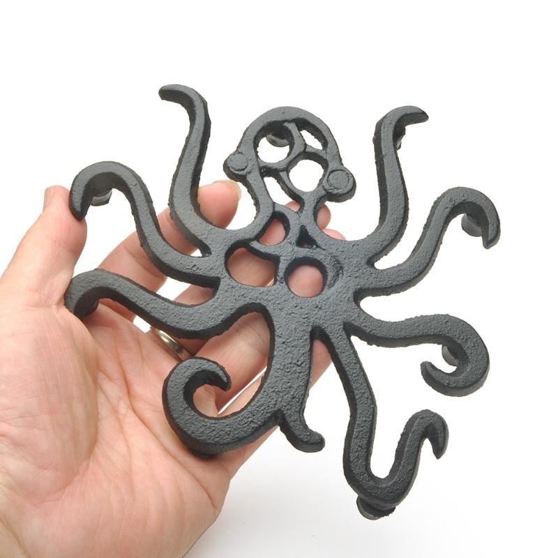 Cast Iron Animal Trivet-Decorative Coaster for Kitchen Counter  Dining Table Vintage Fashioned,Farmhouse,Rustic,Artisan Design