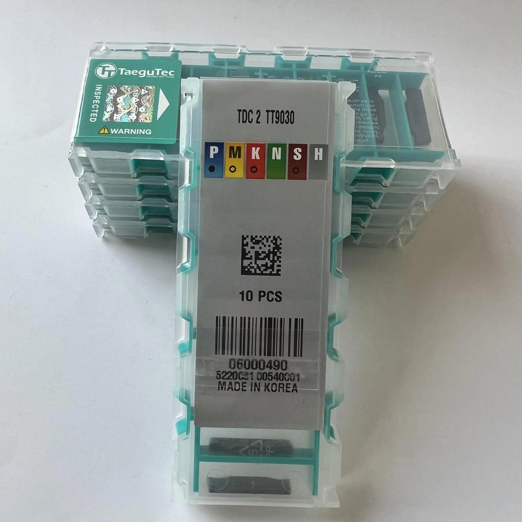 TaeguTec / TDC2 TT9030 /Original Carbide Blade 10 Pcs