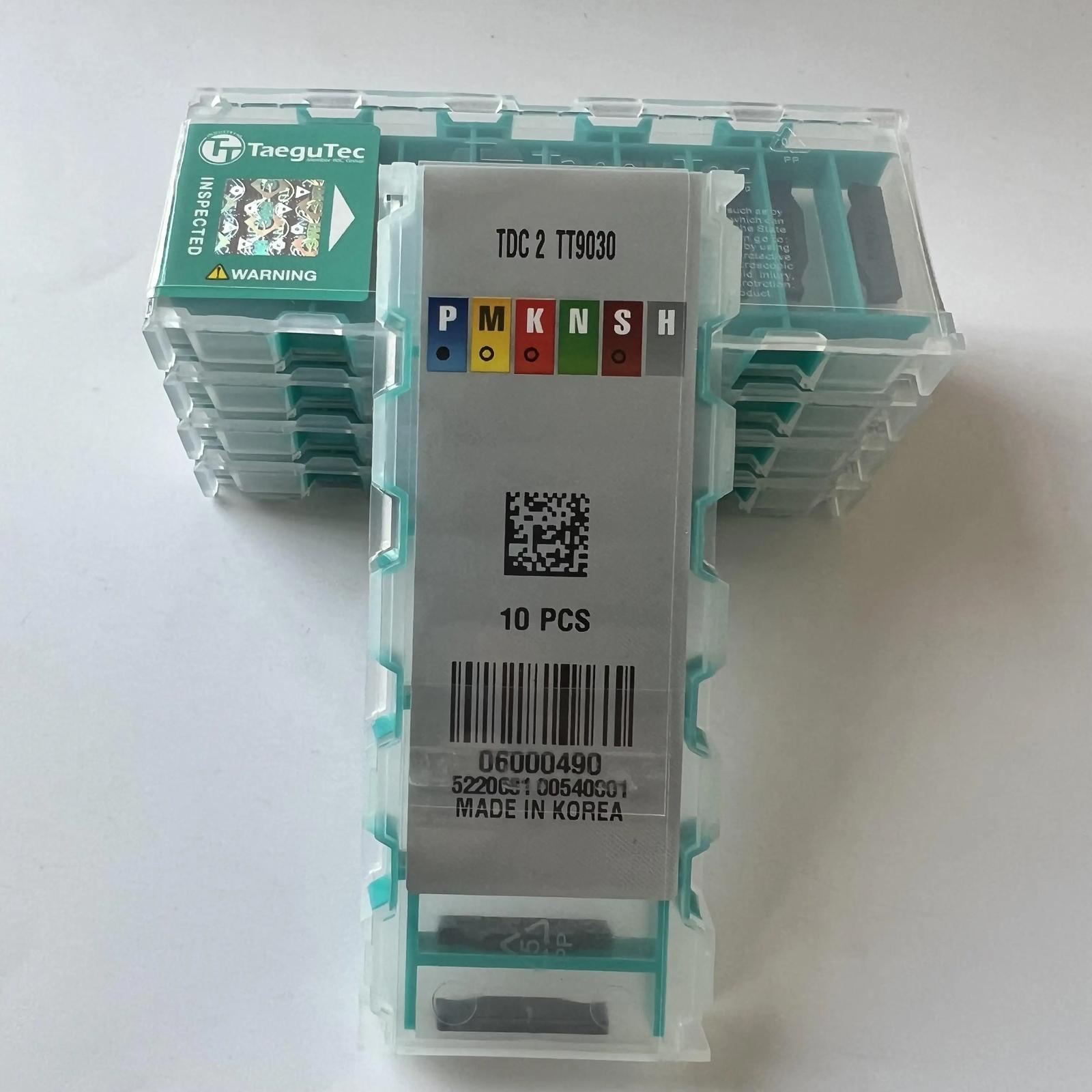 

TaeguTec / TDC2 TT9030 /Original carbide blade 10 Pcs