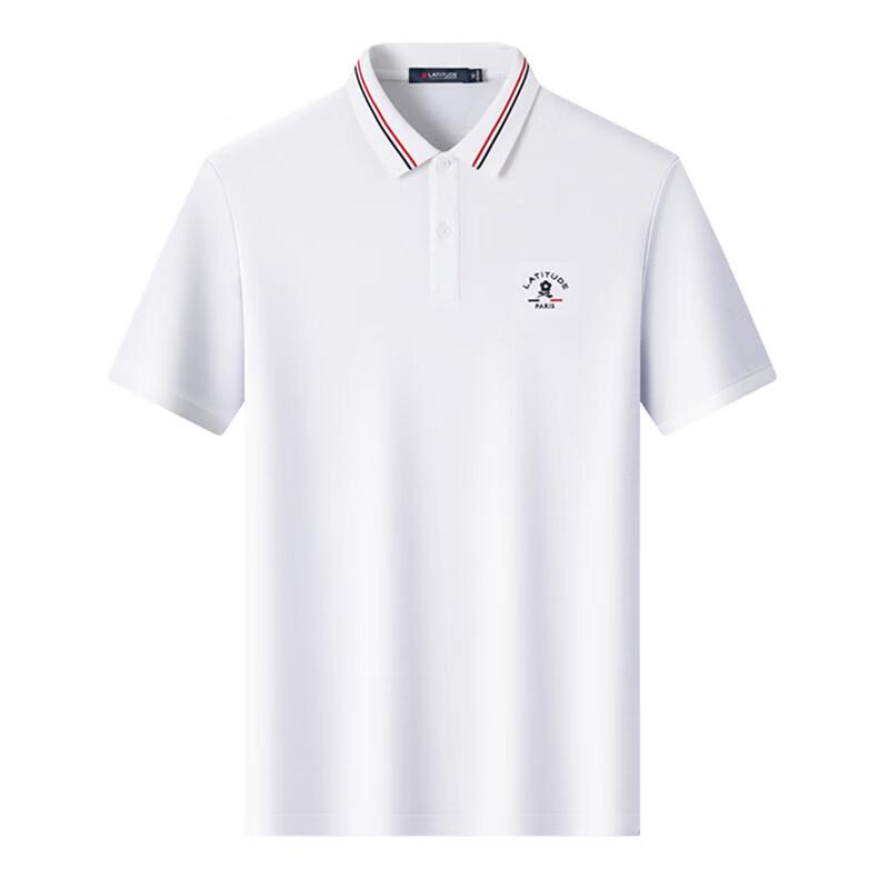 MONTAGUT Men's Silk Blend Breathable Polo Shirt