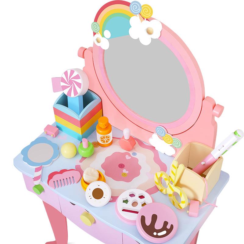 Rainbow Princess Makeup Table & Playset for Girls