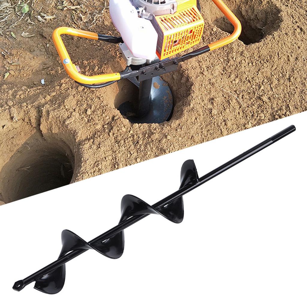 Burghiu melc pentru plantator de grădină din oțel mangan, unealtă pentru săpat găuri de plantare