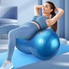 Explosion Proof Yoga Ball - Stability, Balance, Back Massage, and Physical Therapy Sports Ball - Durable and Slip Resistant
