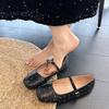 Inner height increase silver single shoes women's 2025 new spring and summer with skirt Mary Jane evening shoes beautiful ballet shoes