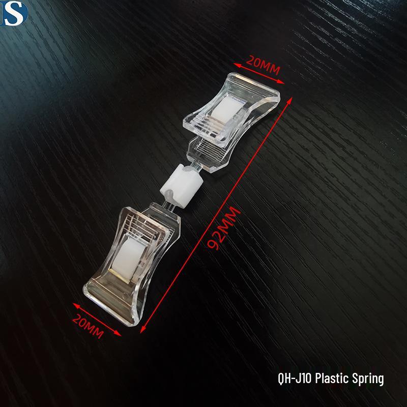 In Stock Double-Ended POP Crystal Advertising Card Clip with Large Quantity Discount
