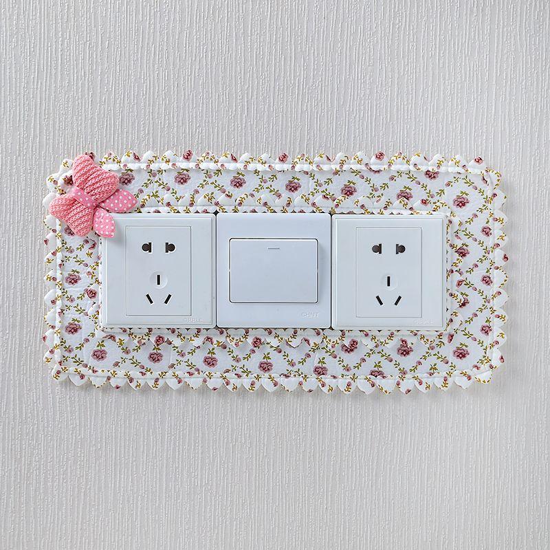 

Защитный чехол для Switch Наклейки для Switch Наклейки на стену Бытовые ткани Кружево Наклейки для розеток Декоративные наборы Креативный Простой Современный Европейский стиль Lily three open Buy 10 get 1 free