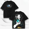 Geto Suguru Jujutsu Kaisen T-shirt Anime Vintage Y2k T-shirt Lavata Manica Corta Estate 2026 100% Cotone Magliette Abbigliamento Uomo