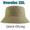 Summer Big Size XXL 64cm Quick Drying Bucket Hats Men Women Breathable Sun Protection Fisherman Caps Outdoor Climbing Hiking Hat