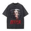 TV Play Dexter Morgan Vintage Washed Tshirts Unisexs Women Clothing Casual Cotton Oversized T Shirts Fashion Hip Hop Tshirt Tops