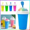 Copos para smoothies congelados rápidos, máquina de sorvete granizado, copo de resfriamento para milkshake, copo de silicone para apertar e congelar bebidas caseiras